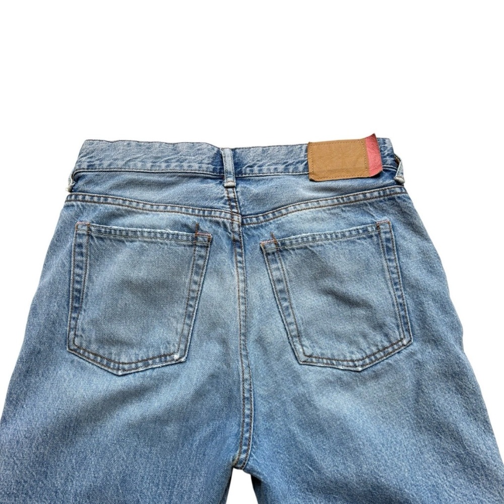 Acne Studios Womens Light Blue Denim Tapered Straight Cropped Jeans Sz 27x 26 - Picture 4 of 7